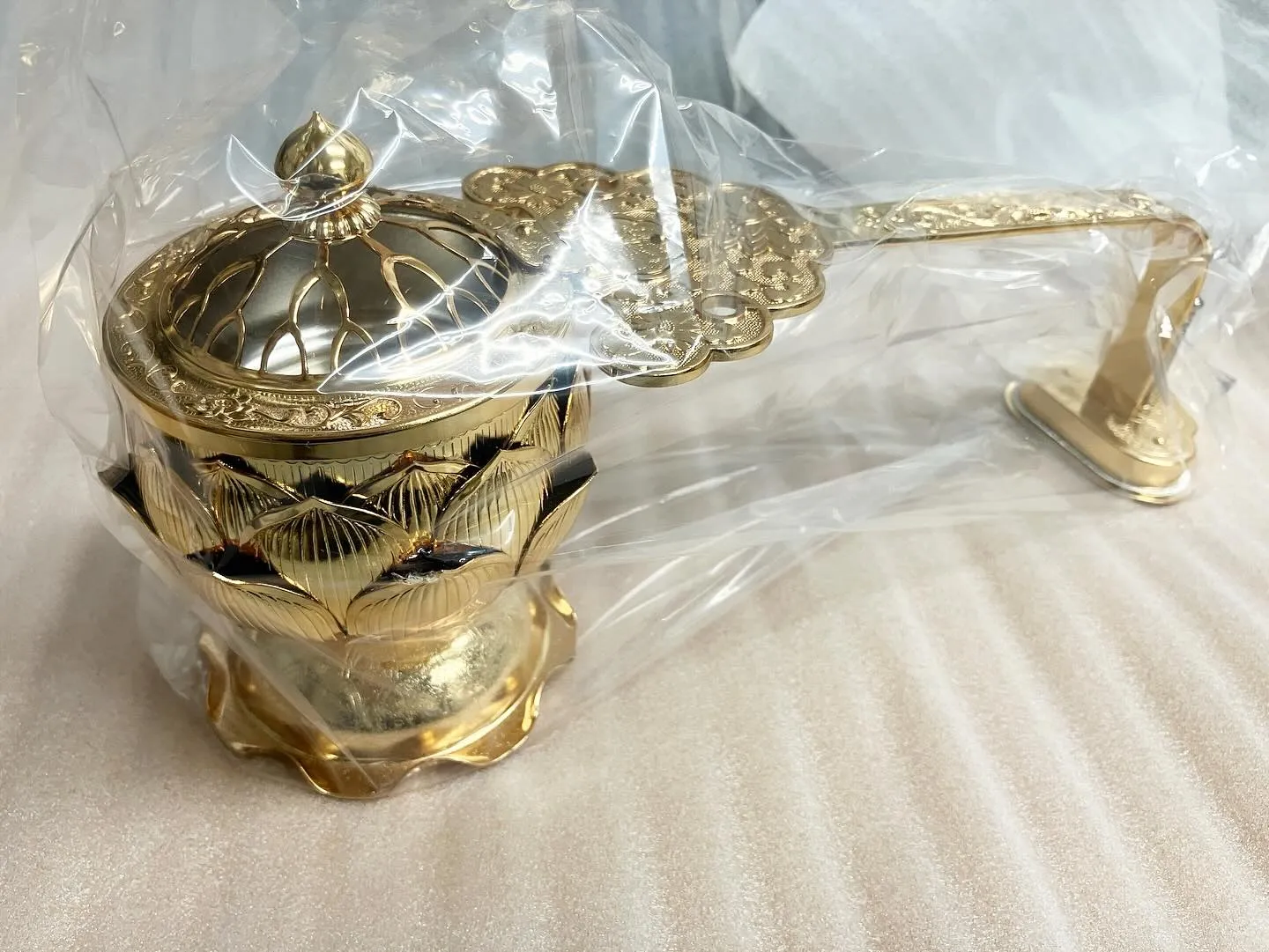 柄香炉のご注文を頂戴し、納品させていただきました。