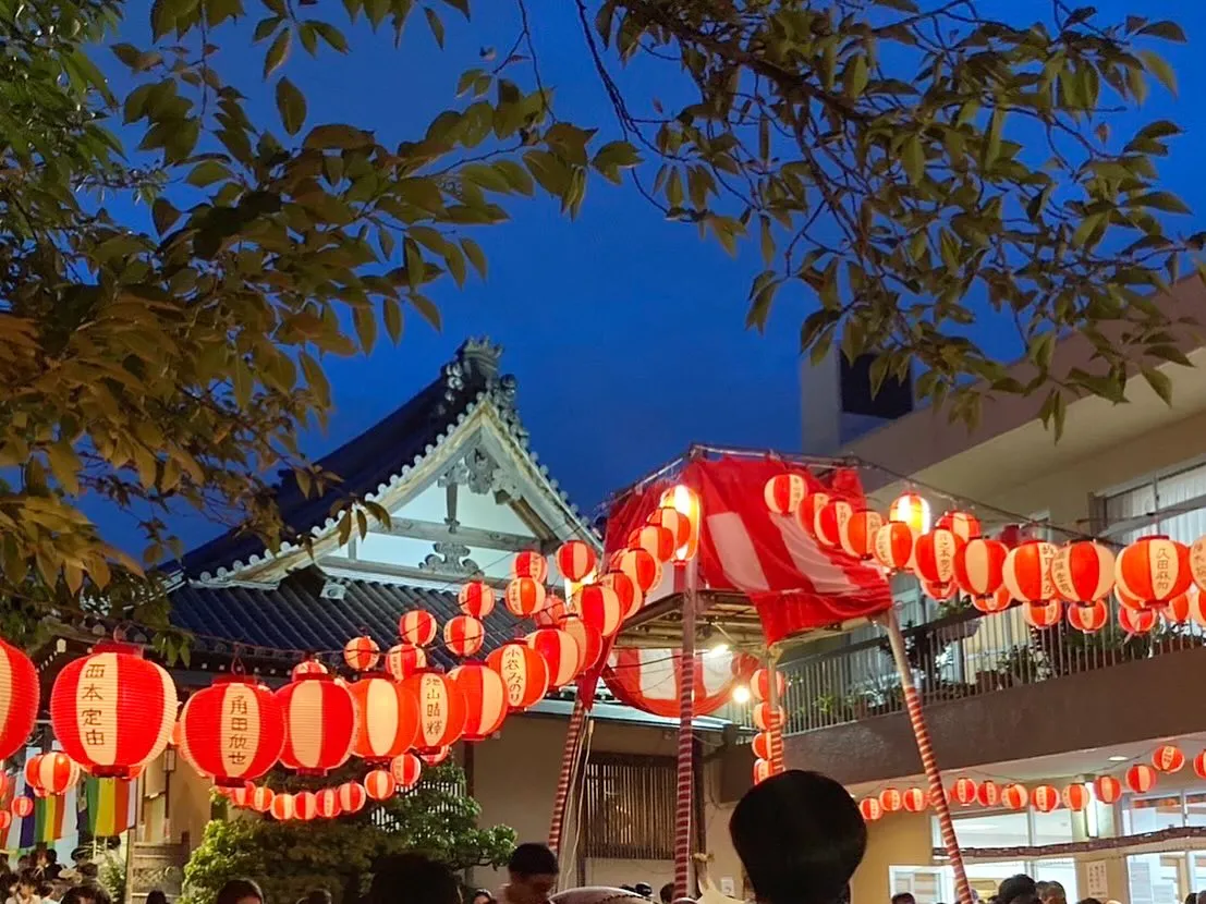 お近くの願成寺様の盆踊りにお招きいただき、毎年のご縁から協賛...