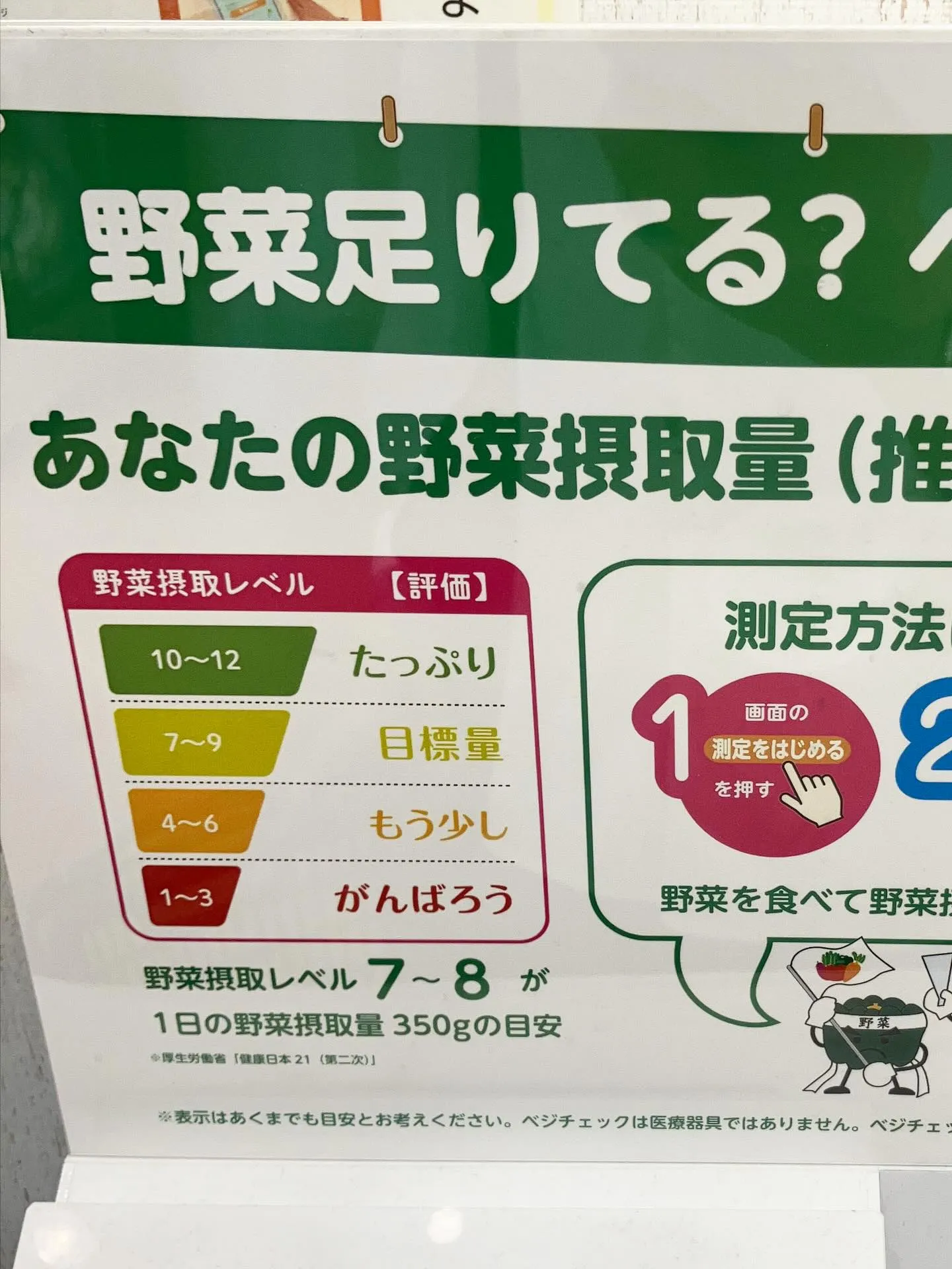 お野菜足りてますか？