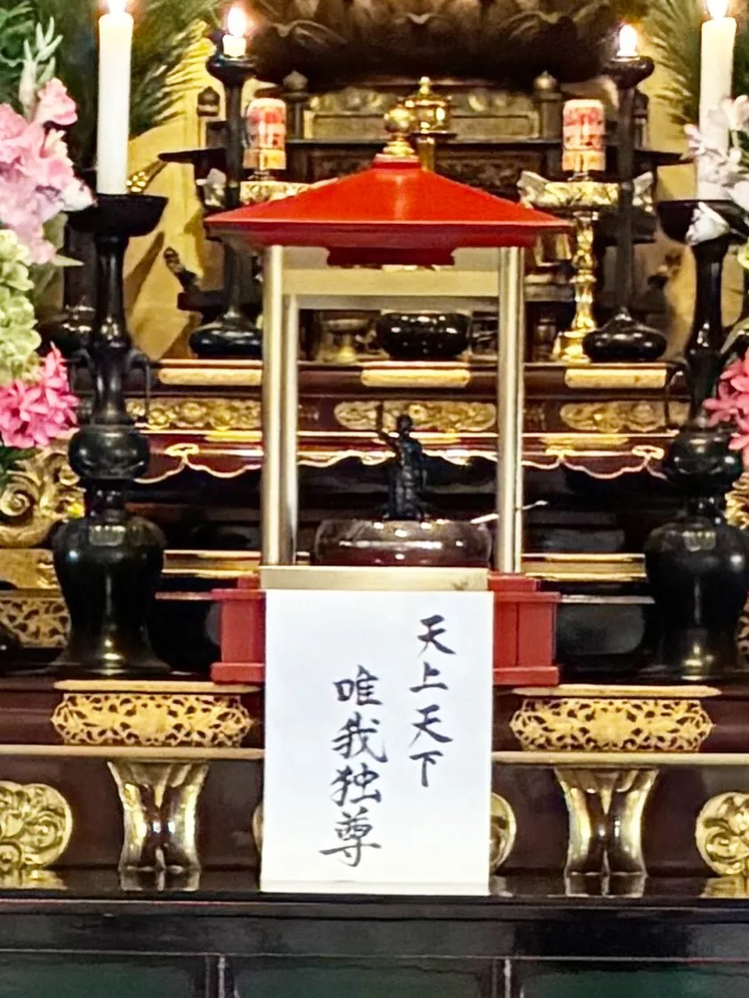 昨日の写経会にて。