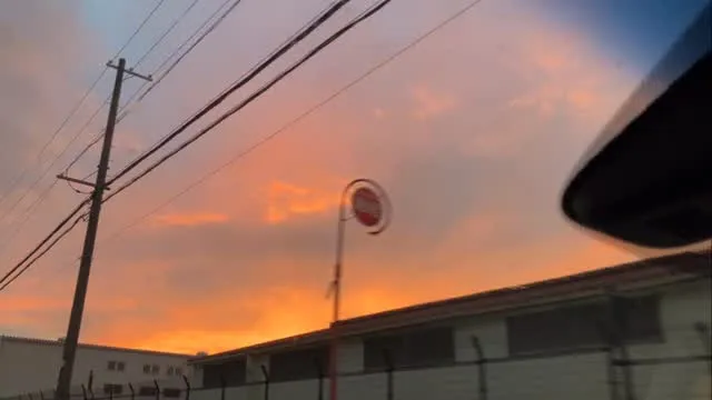 本日17時頃の大阪の空です。